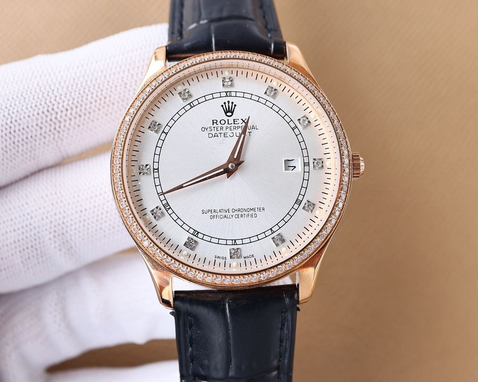 Gold and white same. The latest debut - King of the pin - Rolex -   Rolex (exquisite work, enjoy the luxury!)Type Exquisite models of men's watches (more excellent) the best designStrap Genuine cowhide leather strap (mor