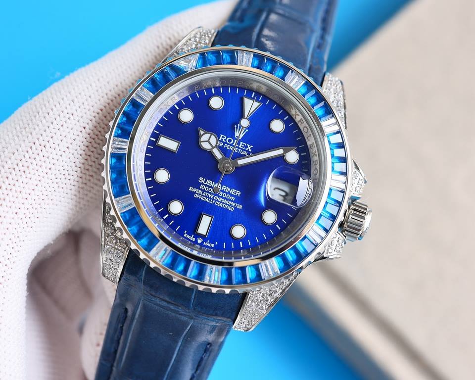 New products Rolex top plaything poisonous goods, do not like to hit the street watch water ghost you, he is definitely your soulmate. With Rolex's most classic submarine series water ghost as a prototype, after the ring