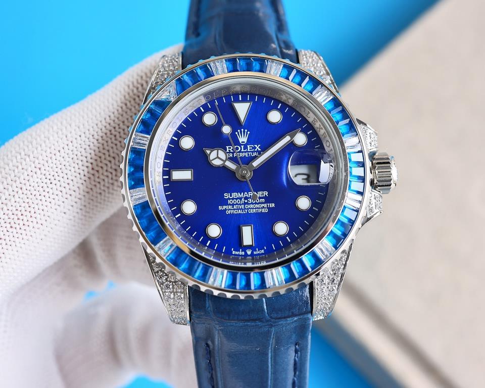 New products Rolex top plaything poisonous goods, do not like to hit the street watch water ghost you, he is definitely your soulmate. With Rolex's most classic submarine series water ghost as a prototype, after the ring