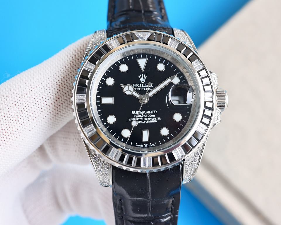 New products Rolex top plaything poisonous goods, do not like to hit the street watch water ghost you, he is definitely your soulmate. With Rolex's most classic submarine series water ghost as a prototype, after the ring