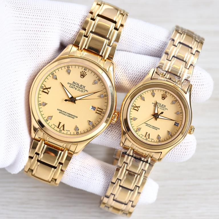 Rolex Classic Couples   Watch Wristwatch! NEW!  8    Swarovski kite diamonds with Roman studs! Make you read the time more clearly and conveniently! Double dividing sapphire   anti-scratch mirror!   built-in original imp