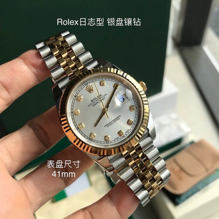 With box Support Hong Kong, U.S. direct mailRolex Rolex log type series men's watches, special channel bull goods! Dial size 41mm, equipped with Rolex Log original 3235 automatic mechanical movement, imported sapphire gl