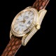 The highest version! The Rolex Full Diamond Log is known for its class. Vacuum plating, no color loss! Re-launch the upgraded version of the watch! Genuine snakeskin strap! The dial and case are set with luxurious diamon