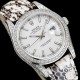 The highest version! The Rolex Full Diamond Log is known for its class. Vacuum plating, no color loss! Re-launch the upgraded version of the watch! Genuine snakeskin strap! The dial and case are set with luxurious diamon