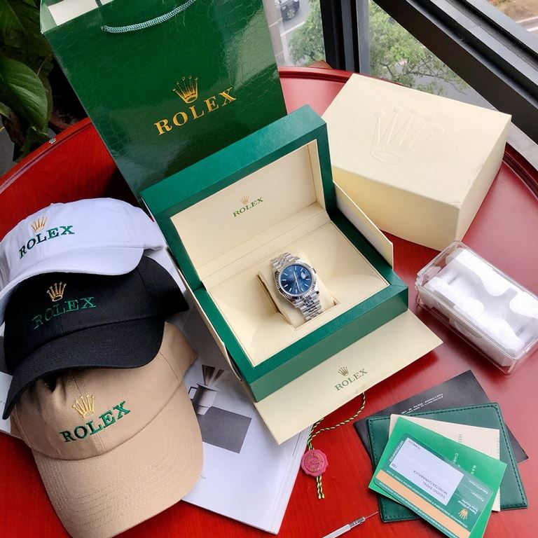 Wholesale box Support Hong Kong, USA direct mailWaiting for you!  Rolex Logbook! Can be worn for leisure and business! VIP exclusive baseball cap, storage box and special strap cutting tool will be given as a free gift w