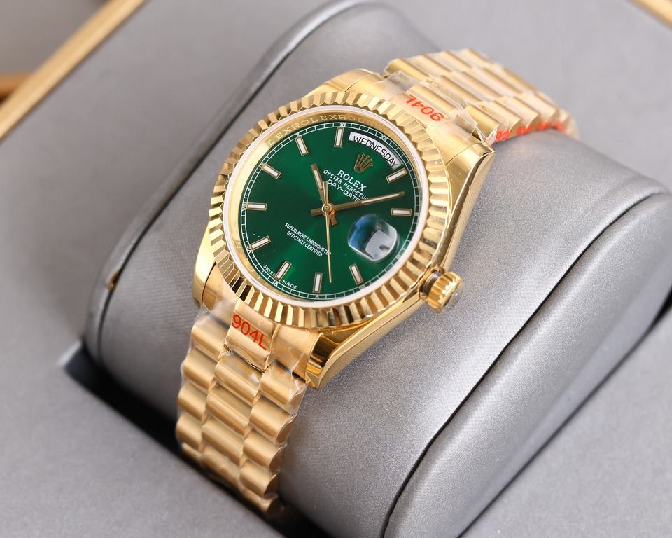 (pictured above with high concessions) 2022 New Rolex Oyster Log 36 Series1 With the new Rolex caliber 2836;2 Almost the same thickness as the original 11.7mm 36mm diameter;3 Polished word studs; top Swiss ice blue lumin