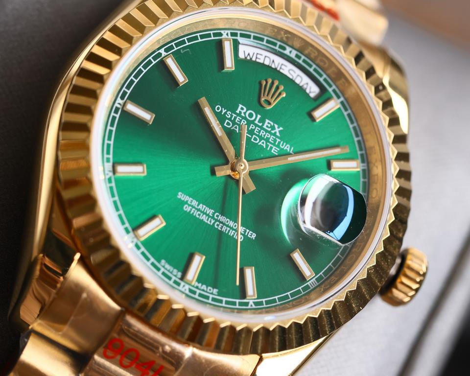 (pictured above with high concessions) 2022 New Rolex Oyster Log 36 Series1 With the new Rolex caliber 2836;2 Almost the same thickness as the original 11.7mm 36mm diameter;3 Polished word studs; top Swiss ice blue lumin