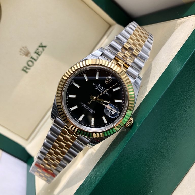 Wholesale box support Hong Kong, the United States direct mailRolex Rolex Logotype series men's watches, special channel bull goods! Dial size 41mm, equipped with Rolex Log original 3235 automatic mechanical movement, sc