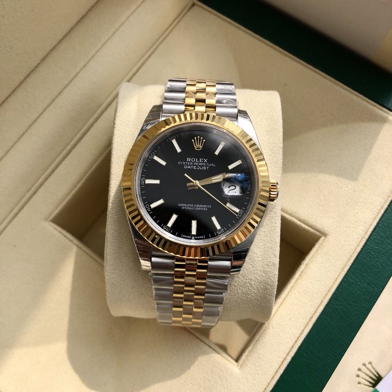 Wholesale box support Hong Kong, the United States direct mailRolex Rolex Logotype series men's watches, special channel bull goods! Dial size 41mm, equipped with Rolex Log original 3235 automatic mechanical movement, sc