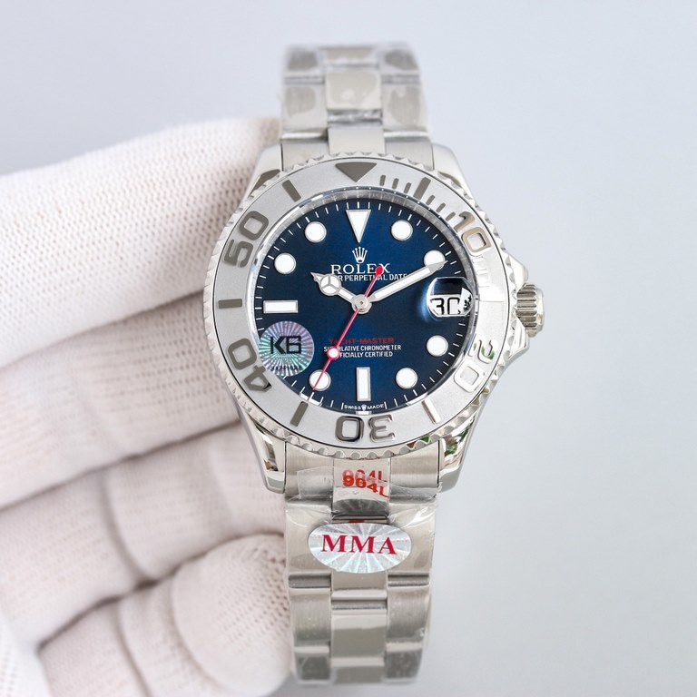 MMA Factory Rolex Yachtmaster Series m268621-Refined and unobtrusive with the new 2836 automatic mechanismDiameter 37mmWater resistance 5ATM water resistantGlass sapphireThe overall appearance of polished lines and angle