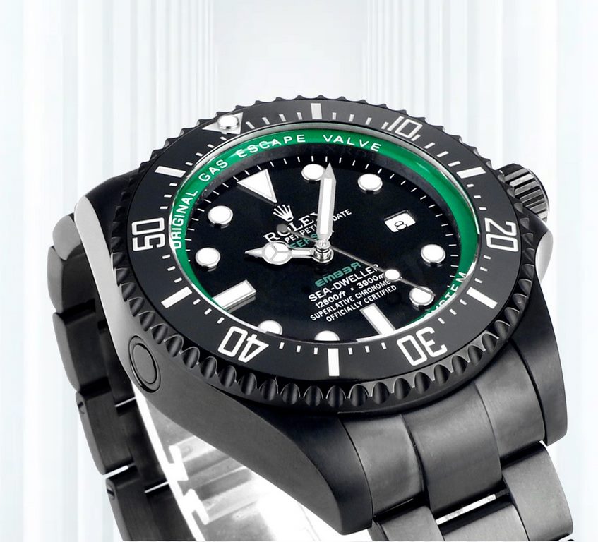 Supreme BLAKEN version! The Supreme Big Ghost King dares to experiment and create a new trend - 44mm diameter!Rolex SEA Overseas Customized Edition - RedBlueBlack is a stunning arrival. Equipped with Seagull 28363135 mov