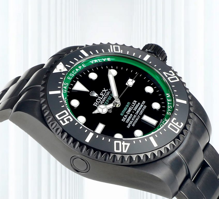 Supreme BLAKEN version! The Supreme Big Ghost King dares to experiment and create a new trend - 44mm diameter!Rolex SEA Overseas Customized Edition - RedBlueBlack is a stunning arrival. Equipped with Seagull 28363135 mov