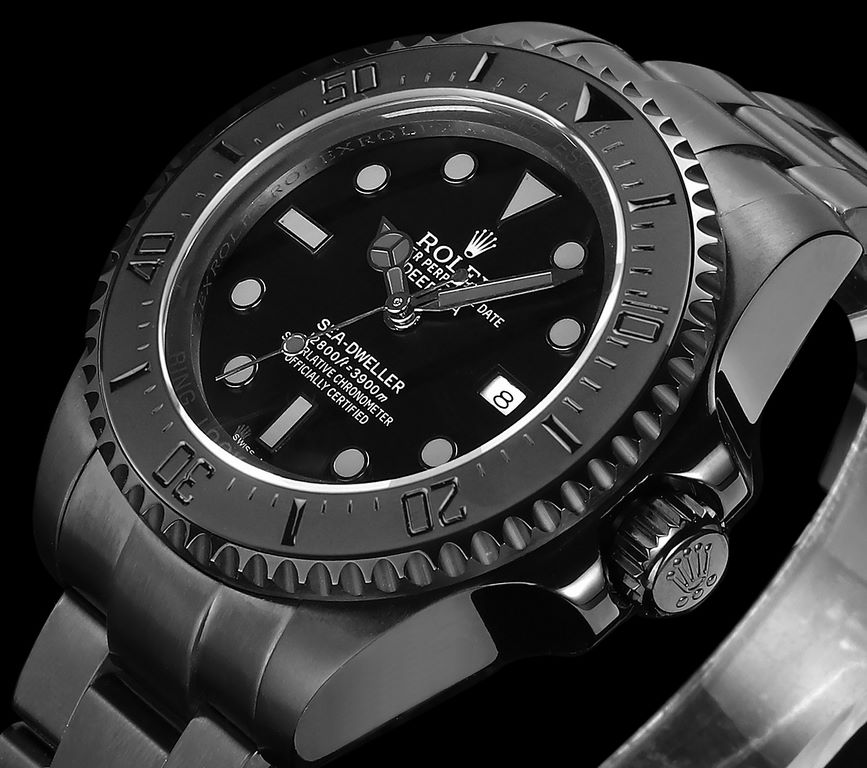 44mm Ghost King] Dare to try to create a new trend - BLAKEN Rolex SEA Deep Submarine Series overseas customized version - red and greenblue devil stunning arrival. According to the strong request of the majority of watch