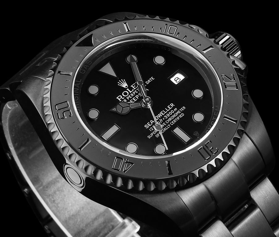 44mm Ghost King] Dare to try to create a new trend - BLAKEN Rolex SEA Deep Submarine Series overseas customized version - red and greenblue devil stunning arrival. According to the strong request of the majority of watch