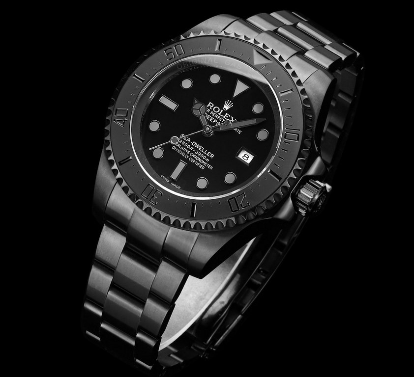 44mm Ghost King] Dare to try to create a new trend - BLAKEN Rolex SEA Deep Submarine Series overseas customized version - red and greenblue devil stunning arrival. According to the strong request of the majority of watch