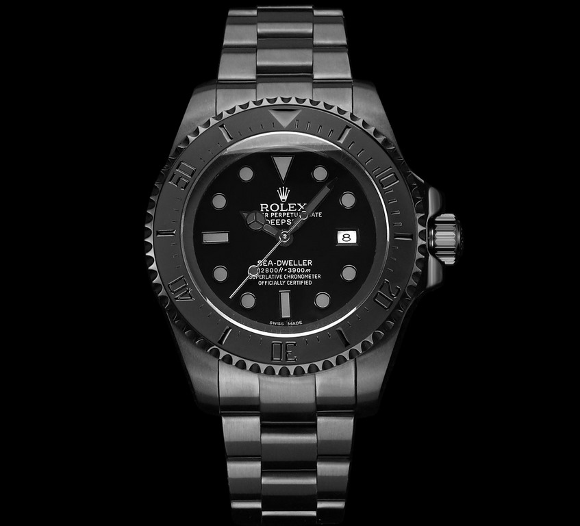 44mm Ghost King] Dare to try to create a new trend - BLAKEN Rolex SEA Deep Submarine Series overseas customized version - red and greenblue devil stunning arrival. According to the strong request of the majority of watch