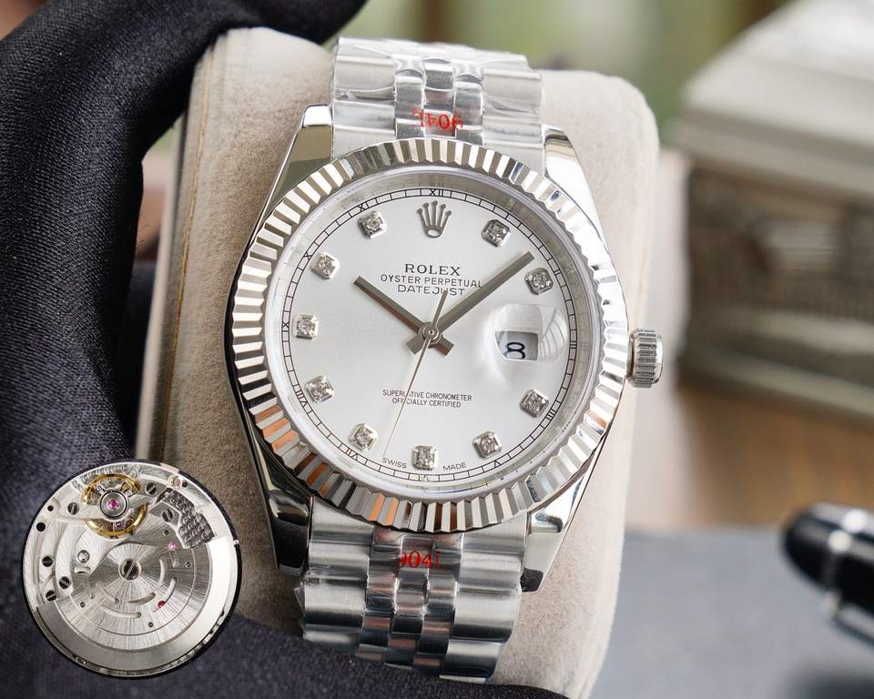 【High quality】 Rolex 41mm Logotype, 11 original open mold. Equipped with the 3255 original machine  movement, the latest model of the literal 6 letter position crown small logo.904L stainless steel case through careful p