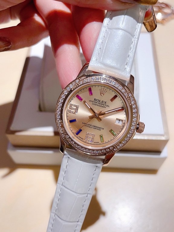 Rolex exquisite quality of the latest debut of meticulous wrist beauty harmonic beauty immortal flawless picking subtle Yueer  brand] Rolex (physical more beautiful recommended)     [Type] exquisite women's watches[Strap