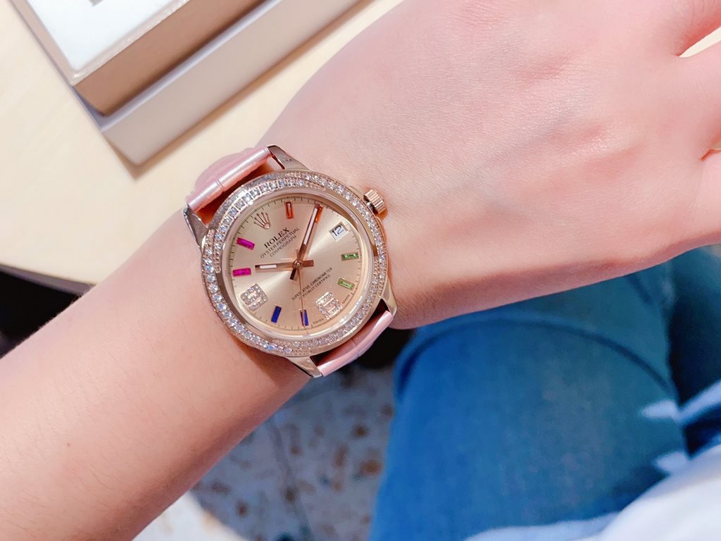 Rolex exquisite quality of the latest debut of meticulous wrist beauty harmonic beauty immortal flawless picking subtle Yueer  brand] Rolex (physical more beautiful recommended)     [Type] exquisite women's watches[Strap