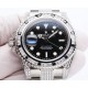 Limited edition original left handle head back with diamonds [Rolex   replica watches] Greenwich type series M126720VTNR back with diamonds version. The official website has no information, and only provides a small numb