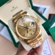 Batch with box Support Hong Kong, the United States direct mailThe rich man's happiness is so simple and unadorned, the real meaning of the gold watch to come, the whole body covered with 18k gold, the thickness of 5um, 