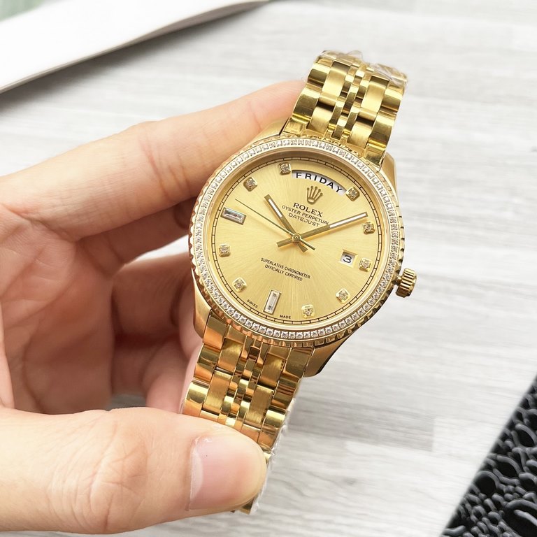 . New Rolex      Boutique men's watches, multi-functional design, noble atmosphere, gentleman style, excellent quality, hot sale all over the city. Adopt 82S7 movement, top-grade 316 stainless steel case bracelet, sapphi