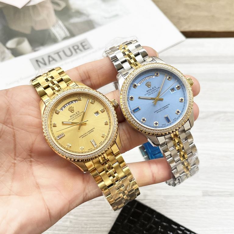 . New Rolex      Boutique men's watches, multi-functional design, noble atmosphere, gentleman style, excellent quality, hot sale all over the city. Adopt 82S7 movement, top-grade 316 stainless steel case bracelet, sapphi