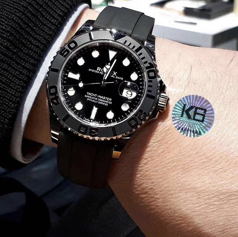 K6 Black Diamond is officially launched, took two years.Using 904 steel with tape, equipped with movement 2824, the collision of luxury and beauty [Case] size 40Mm, yacht case guaranteed waterproof 50 meters, the case is