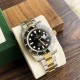 Top of the line gold clad model! Rolex Submariner series is a model of classic watches, this watch gold noble and bright and stainless steel solid and matchless in one, King Kong combination makes the watch more atmosphe