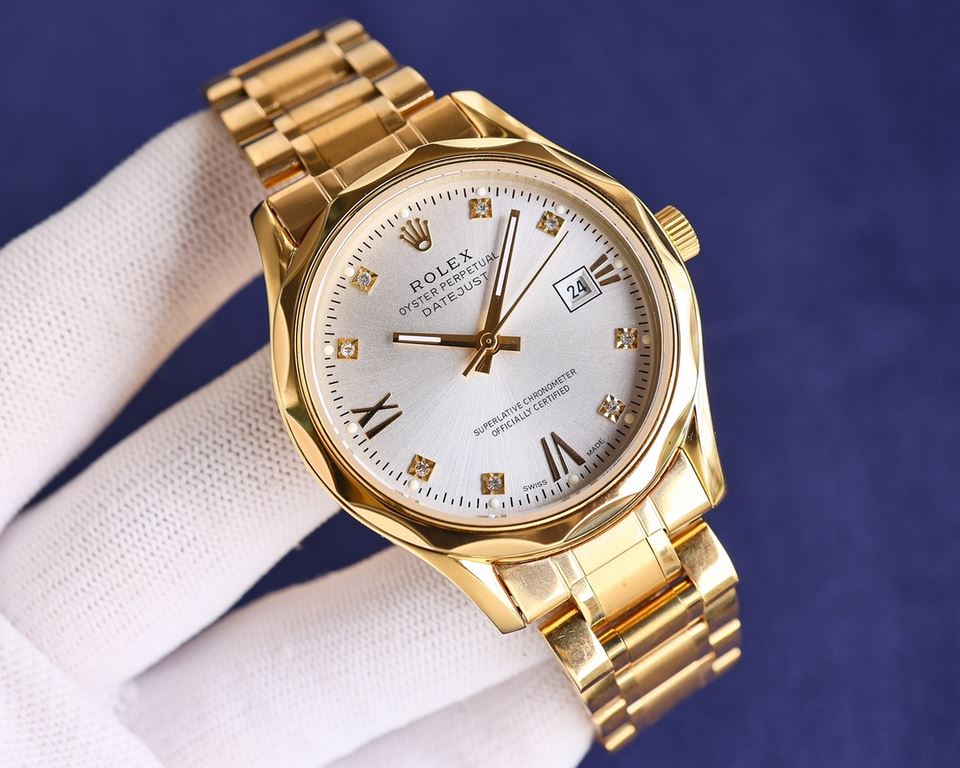 ][Rose][Rose][Five-star   Recommended] New Rolex Business Series, the whole table is made of 316L steel, the dial is made of finely ground sunbursts, so that you can read the time more clearly! High-grade atmosphere! 316