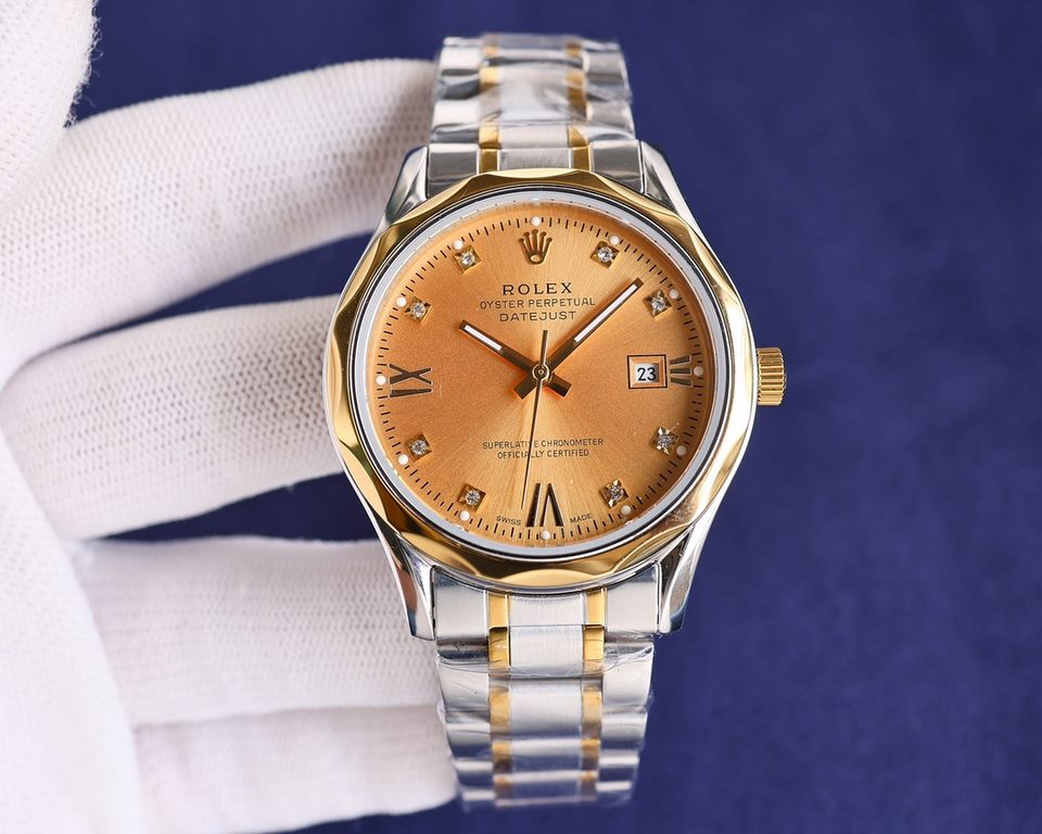 ][Rose][Rose][Five-star   Recommended] New Rolex Business Series, the whole table is made of 316L steel, the dial is made of finely ground sunbursts, so that you can read the time more clearly! High-grade atmosphere! 316