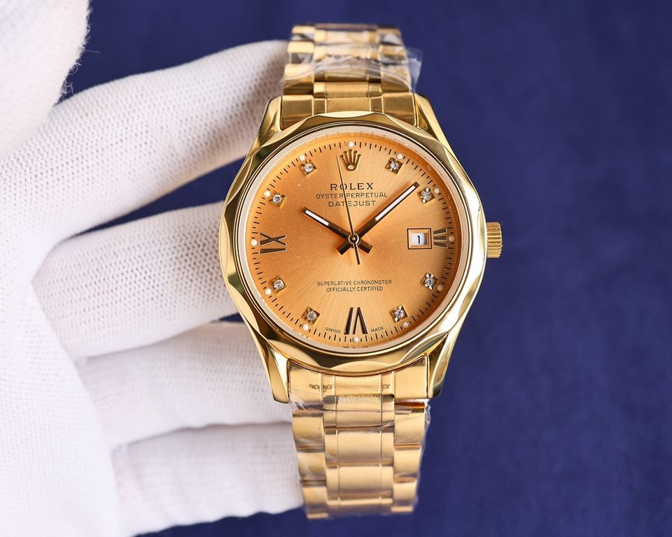 ][Rose][Rose][Five-star   Recommended] New Rolex Business Series, the whole table is made of 316L steel, the dial is made of finely ground sunbursts, so that you can read the time more clearly! High-grade atmosphere! 316