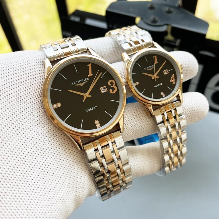 Longines   Couple's Watch Original Imported Quartz Movement Mineral Glass Mirror 316L Steel Case Diameter Men 40mm Women 30mm Thick 8mm   If the sun   stops its dazzling light today. Then a smile from you will light up m