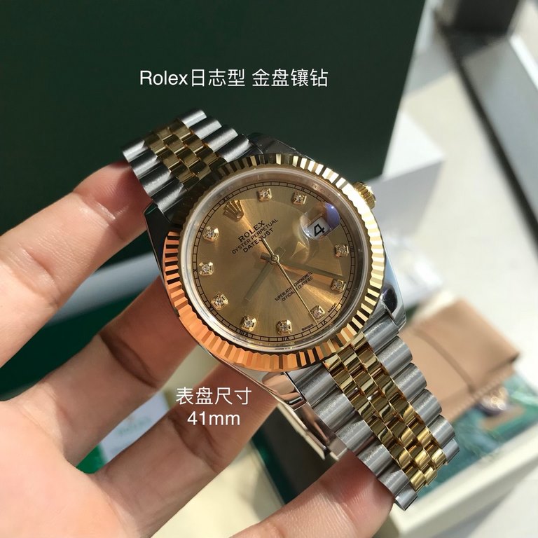 With box Support Hong Kong, U.S. direct mailRolex Rolex log type series men's watches, special channel bull goods! Dial size 41mm, equipped with Rolex Log original 3235 automatic mechanical movement, imported sapphire gl