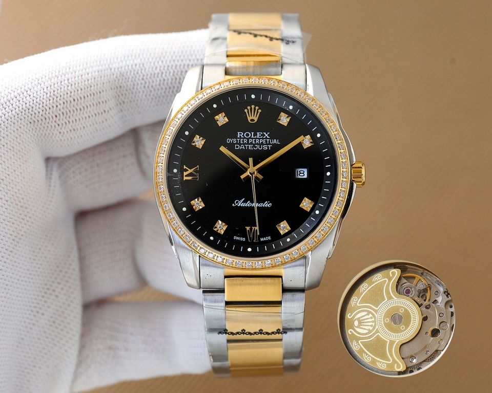 Rolex-ROLEX  boutique men's watches       Dignified atmosphere, gentleman's style, excellent quality, hot sale all over the city. Using imported Citizen mechanical movement, top 316 stainless steel case, mineral super mi