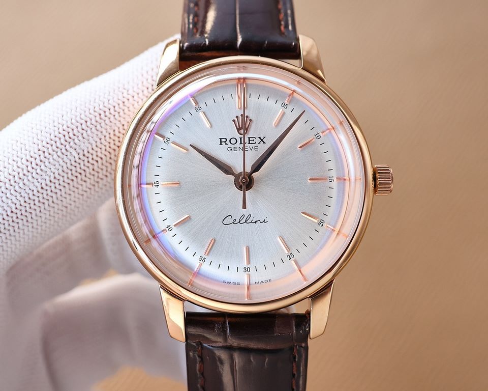 ROLEX Rolex . Cellini, a gentleman's watch, suitable for all kinds of activities and occasions of the men's watch equipped with accurate and stable imported movement 9015. 28,800 vibrations per hour, zero repair quality!