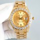 UnityRolex ROLEX Luxury Extreme Full Star Edition Watch 904 steel to create, pave the top Swarovski diamonds, the interpretation of luxury quality, dazzling, glamorous bloom. The case and bracelet are entirely set with d