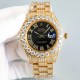 UnityRolex ROLEX Luxury Extreme Full Star Edition Watch 904 steel to create, pave the top Swarovski diamonds, the interpretation of luxury quality, dazzling, glamorous bloom. The case and bracelet are entirely set with d