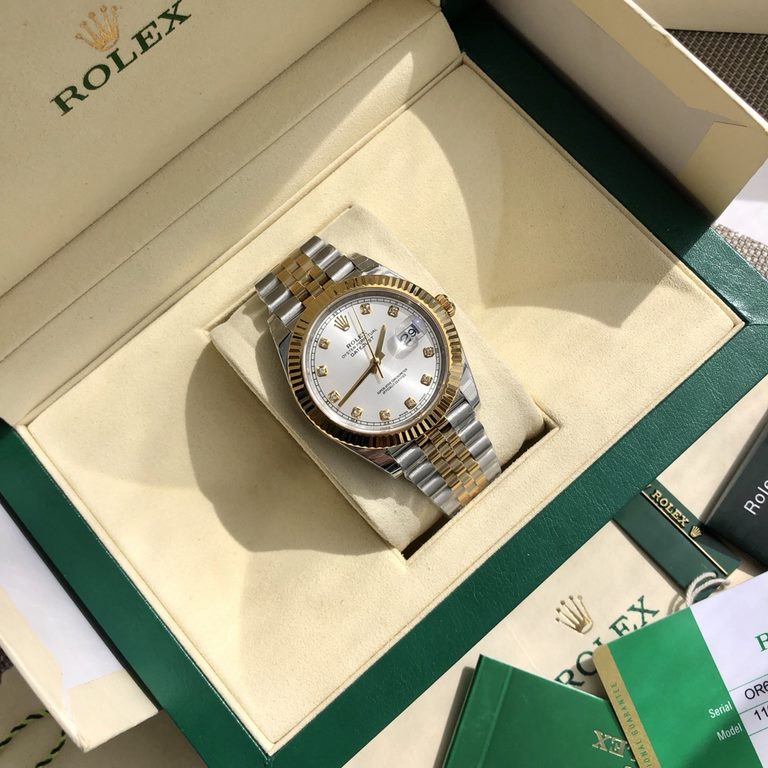 Wholesale box support Hong Kong, the United States direct mailRolex Rolex Logotype series men's watches, special channel bull goods! Dial size 41mm, equipped with Rolex Log original 3235 automatic mechanical movement, sc