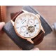 Men's favorite multi-function watch  【Newest】：Rolex   best design   exclusive first  【Type】：Boutique men's watches[Strap] Genuine cowhide leather strap[Movement] High-end automatic mechanical movement[Mirror] mineral rei