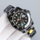 The new Rolex Aqua Ghost BLAKEN official same obsidian black version, size 40mm, equipped with Seagull 2824, high degree and stable timekeeping. The case is made of imported 904L steel, and Physical Vapor Deposition (phy