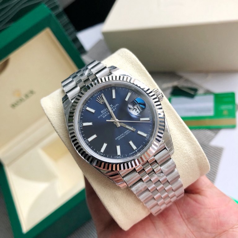 Wholesale box support Hong Kong, the United States direct mailRolex Rolex Logotype series men's watches, special channel bull goods! Dial size 41mm, equipped with Rolex Log original 3235 automatic mechanical movement, sc