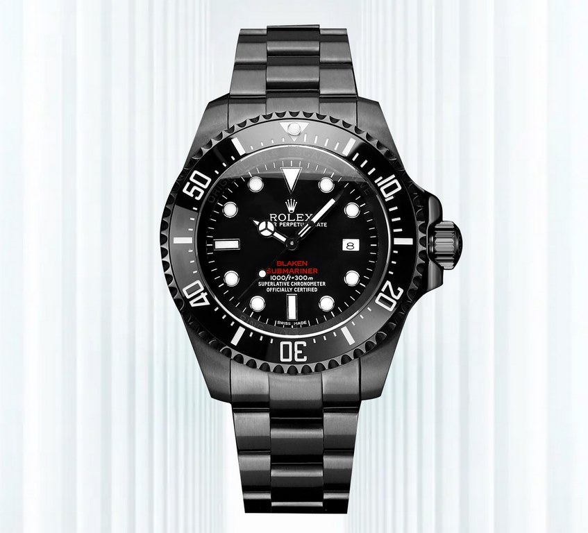 Supreme BLAKEN version! The Supreme Big Ghost King dares to experiment and create a new trend - 44mm diameter!Rolex SEA Overseas Customized Edition - RedBlueBlack is a stunning arrival. Equipped with Seagull 28363135 mov