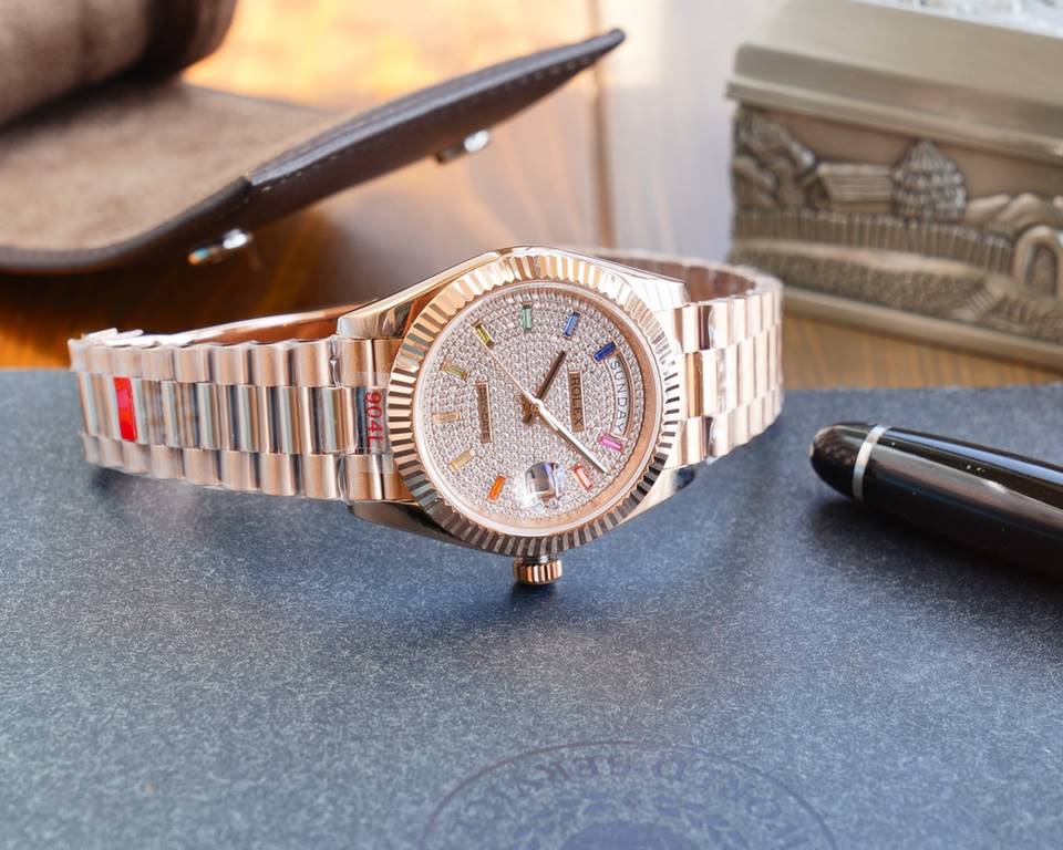 Taiwan factory   the opening of the year force V2 upgraded version of the non-market quality of the original version of the mold market the highest version of the Rolex Rolex log type series full of stars and diamonds me