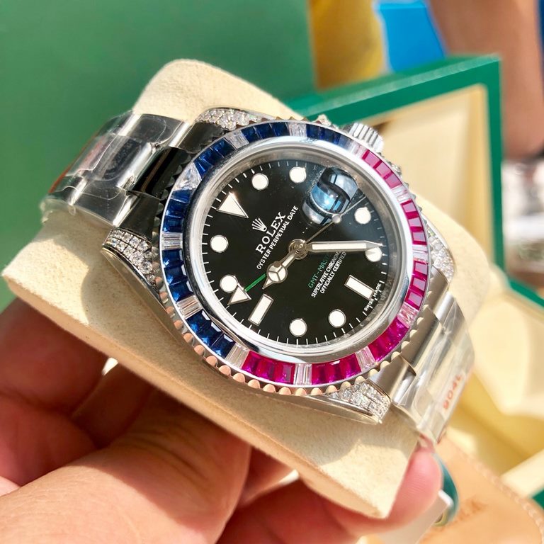 With box Support Hong Kong, the United States direct mailSpecial channel Rolex Greenwich type , 116759SAru-78209, the case and buckle with a combination of real 904 steel Germany imported technology vacuum gold plating p