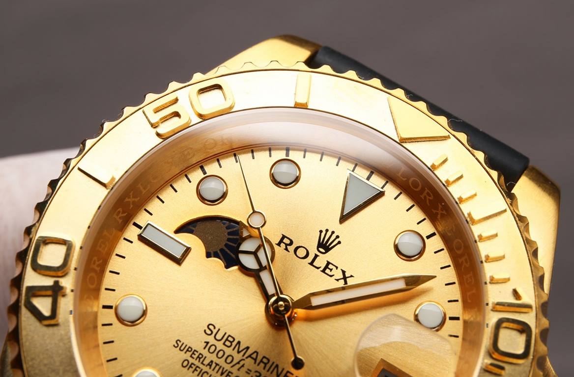 . (Water resistant to 5 degrees, swimmable  !)The newest Rolex Yacht Series upgrade watch, the Sun, Moon and Stars series, equipped with the original imported 8217 movement (0 return 0 after-sales), 9-digit personalized 