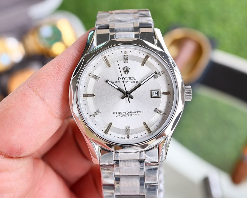 [Five-star   Recommended] New Rolex Business Series, the entire watch is made of 316L steel, the dial is fine grinding sun pattern, so you can read the time more clearly! High-grade atmosphere! 316L steel to create Xin p