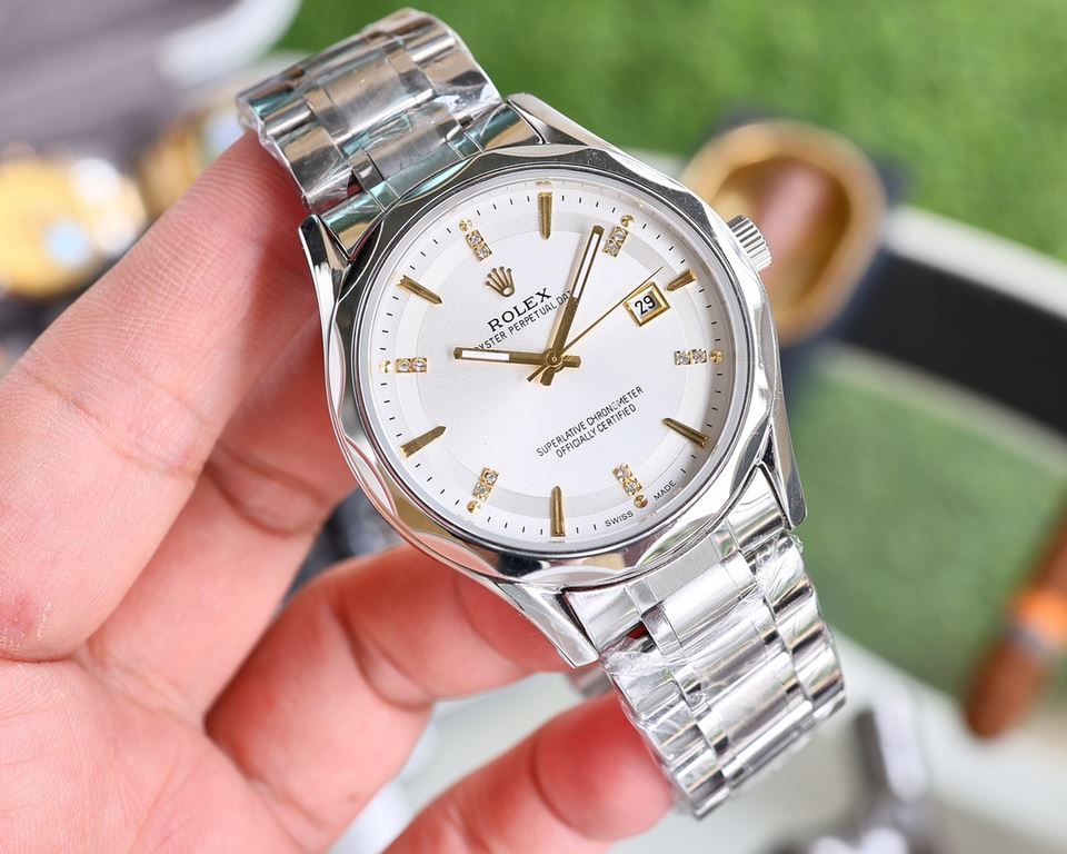 [Five-star   Recommended] New Rolex Business Series, the entire watch is made of 316L steel, the dial is fine grinding sun pattern, so you can read the time more clearly! High-grade atmosphere! 316L steel to create Xin p