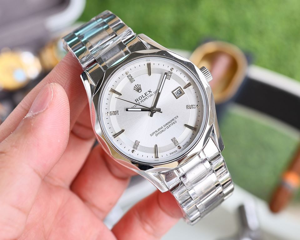 [Five-star   Recommended] New Rolex Business Series, the entire watch is made of 316L steel, the dial is fine grinding sun pattern, so you can read the time more clearly! High-grade atmosphere! 316L steel to create Xin p