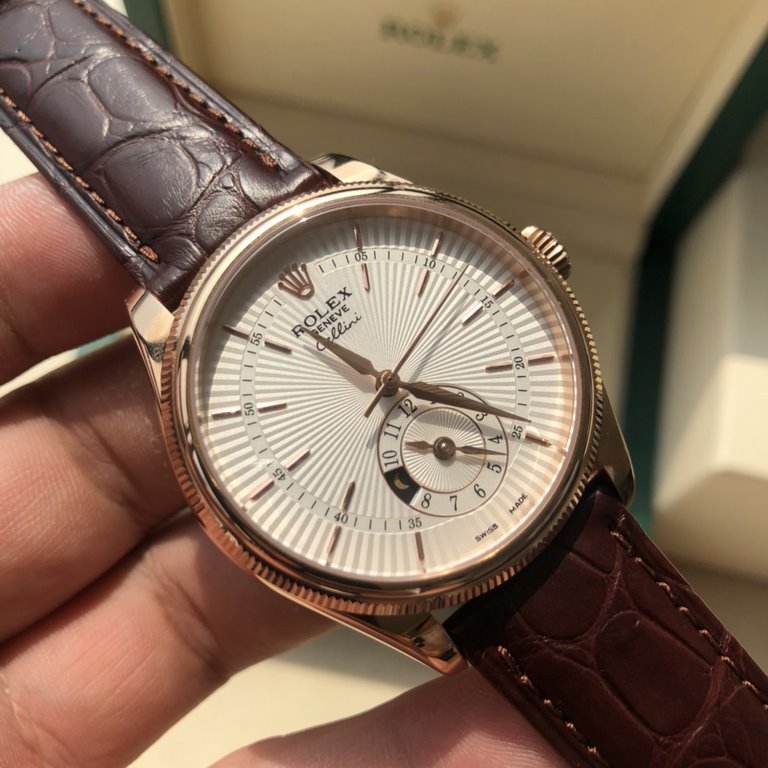 Wholesale box support Hong Kong, the United States direct mailRolex Cellini 50525 upgraded version of all functions are consistent with the original! Retro style watch   equipped with original imported movement, independ